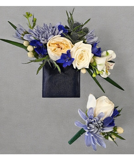 Boutonniere - Nautical Blues Collection